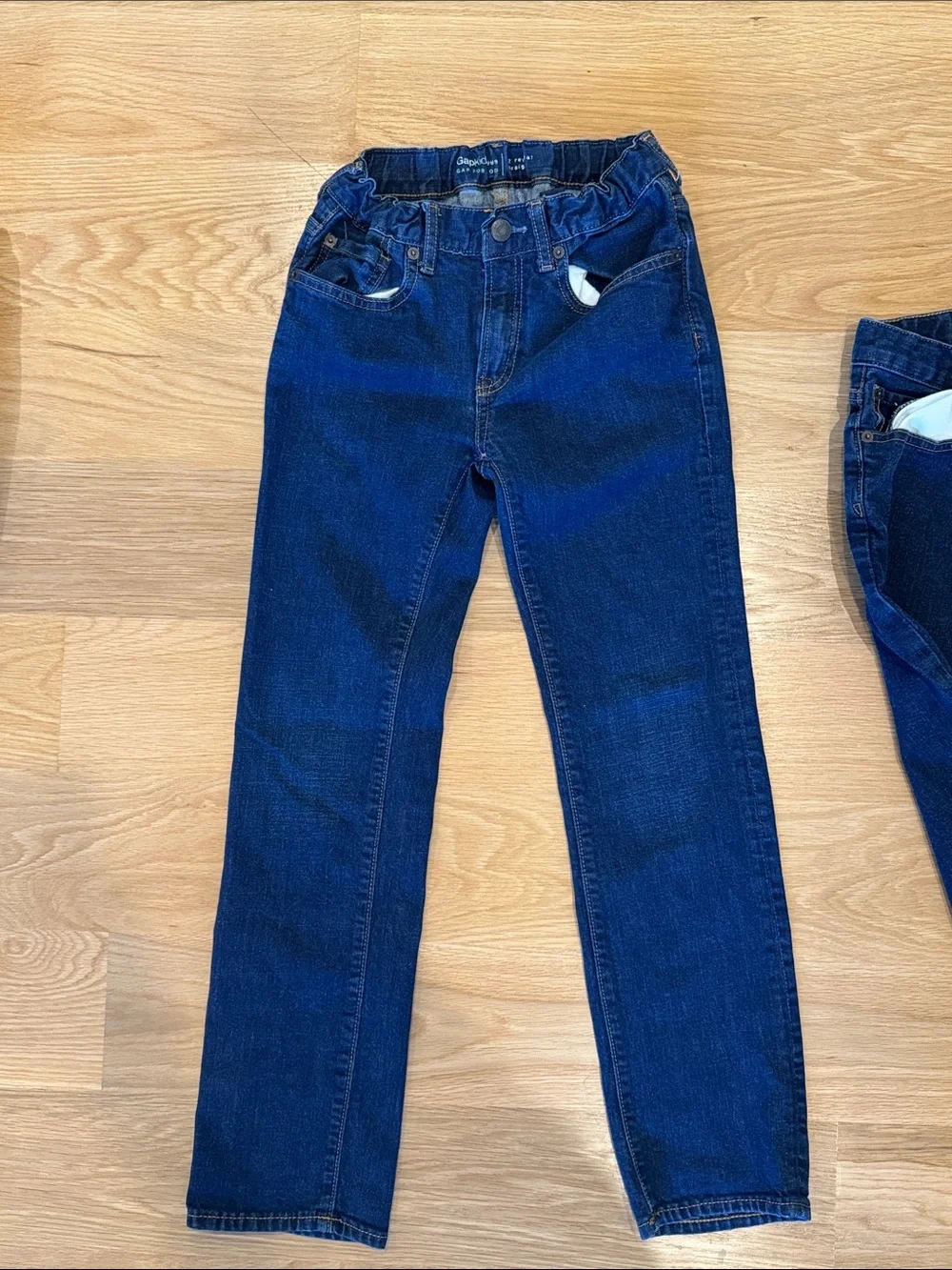 GAP Kids Dark & Medium Blue Denim Jeans Bundle Size 12